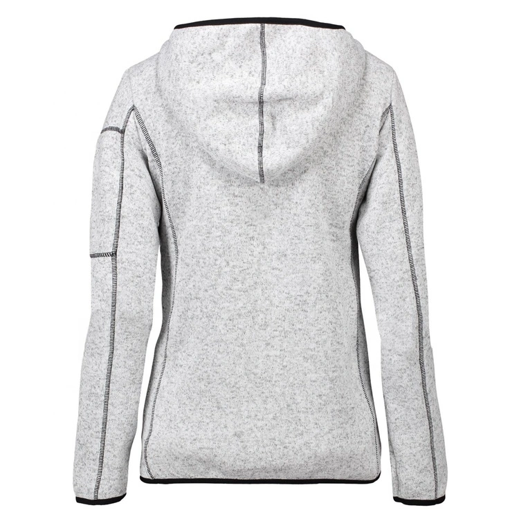 Fashion Fall Winter 100% Polyester Outdoor Hooded Sweater Fleece Polar Fleece Waterproof Jacket for Women