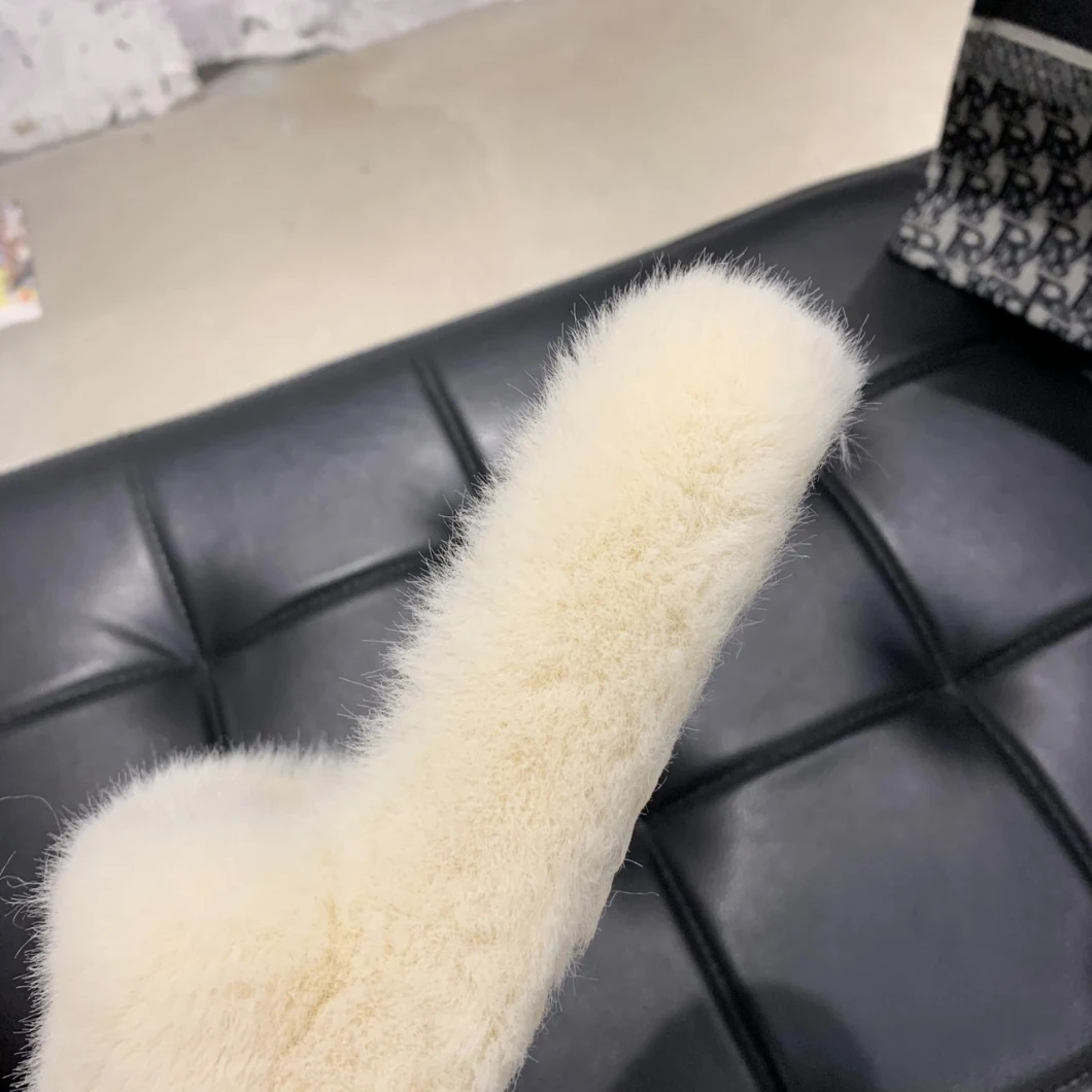 Soft Plush Fleece Lightweight Non Slip Slides Sandals Women House Indoor Fuzzy Slippers