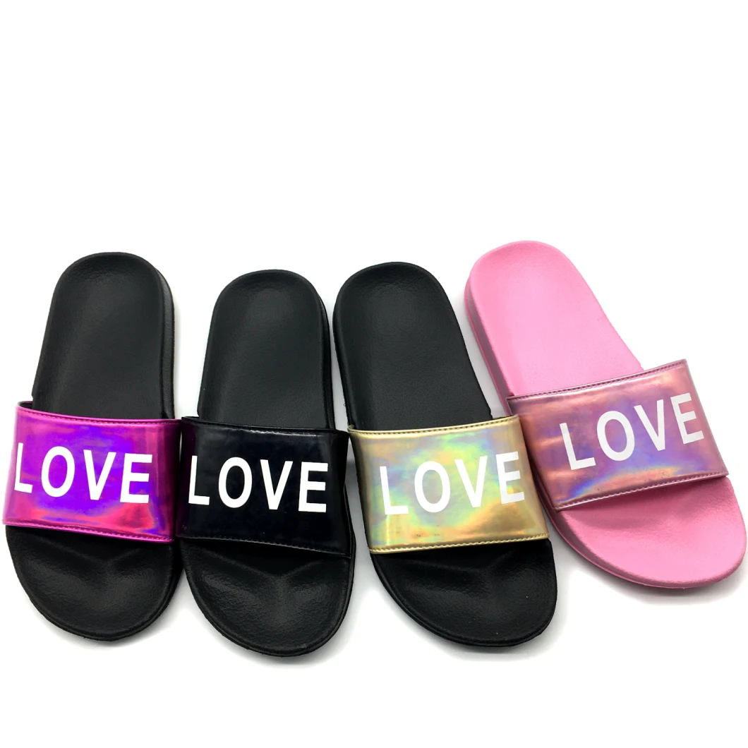 Fashion Platform Sandals Slippers for Women Hot Sale Wholesale PU Slippers for Gilrs Ladies