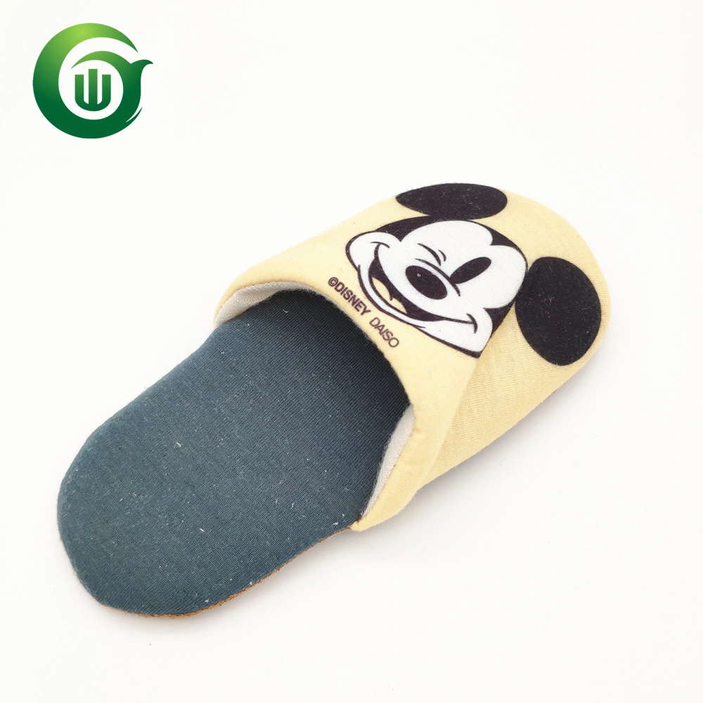 Little Child Slippers/ Kids Indoor Slippers with Cute Cartoon Pattern