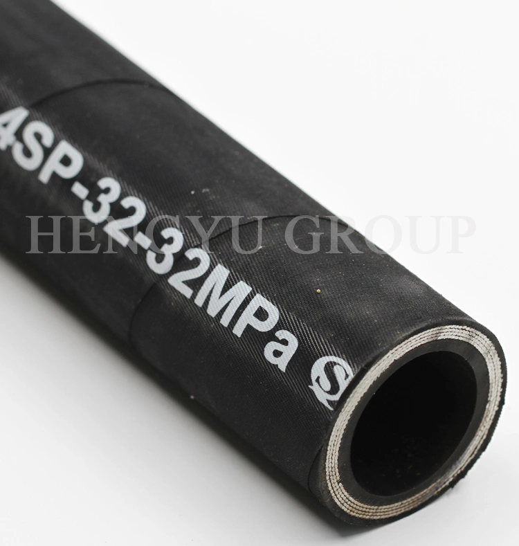 High Quality Hydraulic Rubber Hoses DIN En 856 4sp China Spiral Hydraulic Hoses
