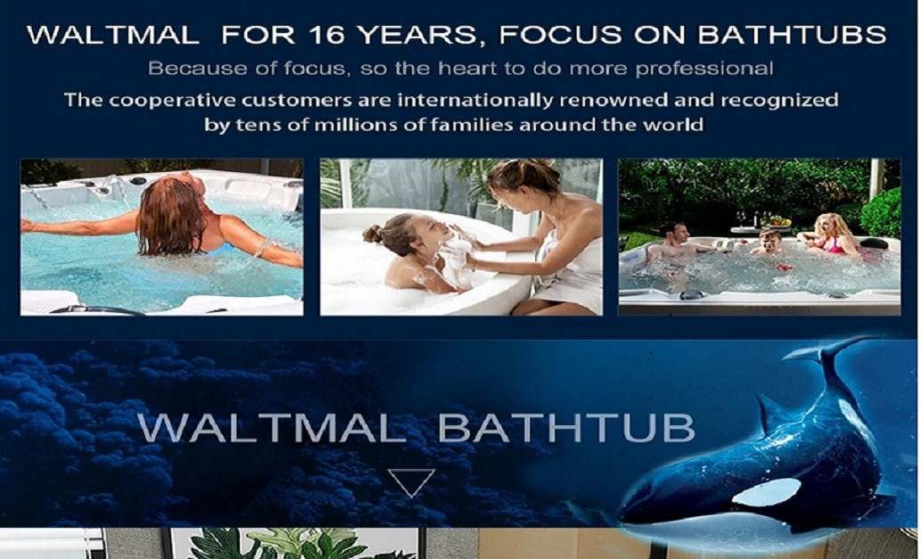 CE Hotel 2021 New Design Beautiful Soaker Acrylic Bath Tub