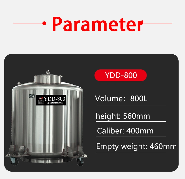 Ydd-750-Vs/Pm Intelligent Control Large-Caliber Liquid Nitrogen Tank