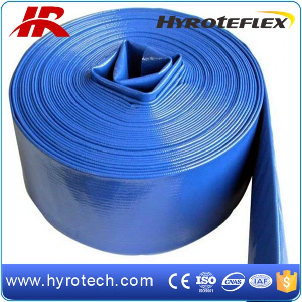 Blue Flexible PVC Lay Flat Pipe/ PVC Layflat Hose