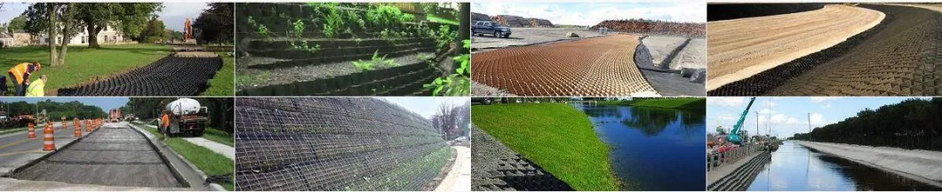 Cellular HDPE Geocell Soil Stabilization Grid Gravel Ground Grid Geocell for Soft Soil