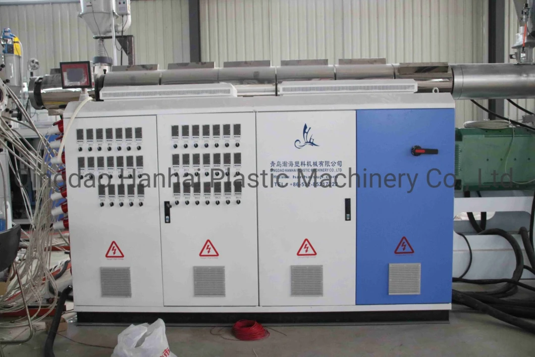 Plastic HDPE Municipal Caliber Twisted Polyethylene Telemmunication Lay Flat Hose Winding Coiler Extruder Production Line