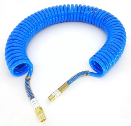 Ether Base PU Spiral Hose with Water Resistant Feather