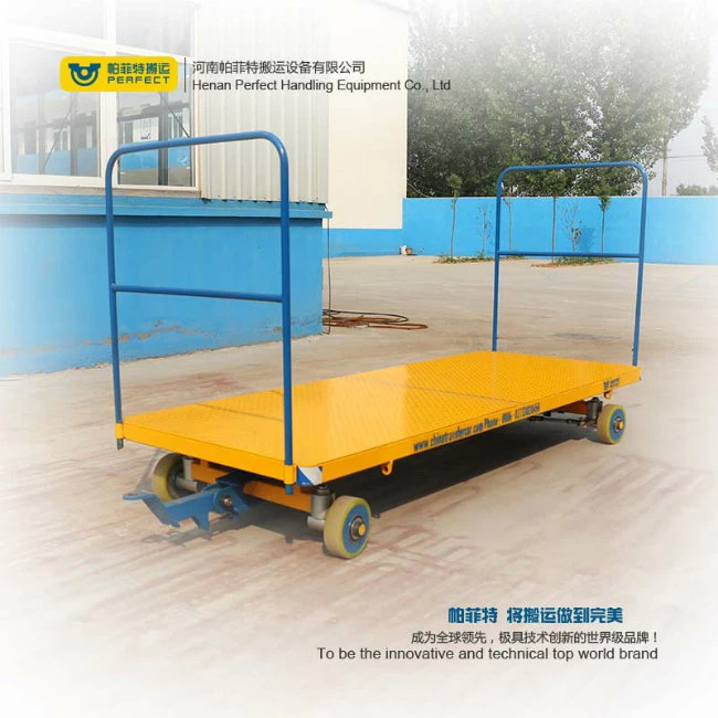 Production Line Using Cargo Transport Flat Bed Transfer Cart