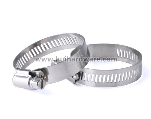 Galvanized or Stainless Steel Non-Perforated 9mm and 12mm Band Hose Pipe Worm Gear Pipe Clamps