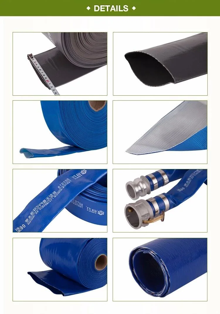 Water Pump Hose Pipe Agriculture Irrigation PVC Lay Flat Hose