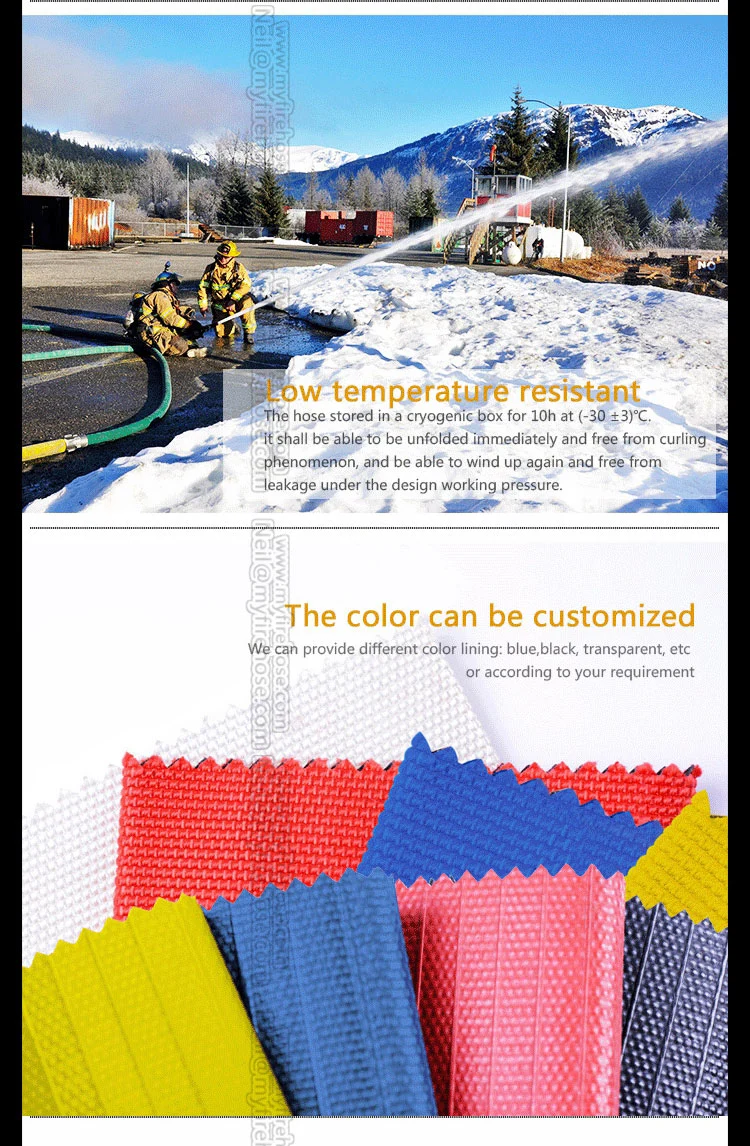 Fabric Wear-Resisting Lined Fire Hose for Farm Irrigation