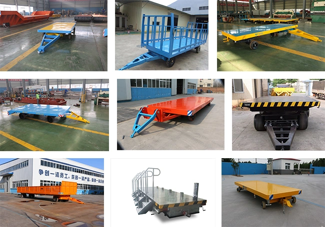 Production Line Using Cargo Transport Flat Bed Transfer Cart
