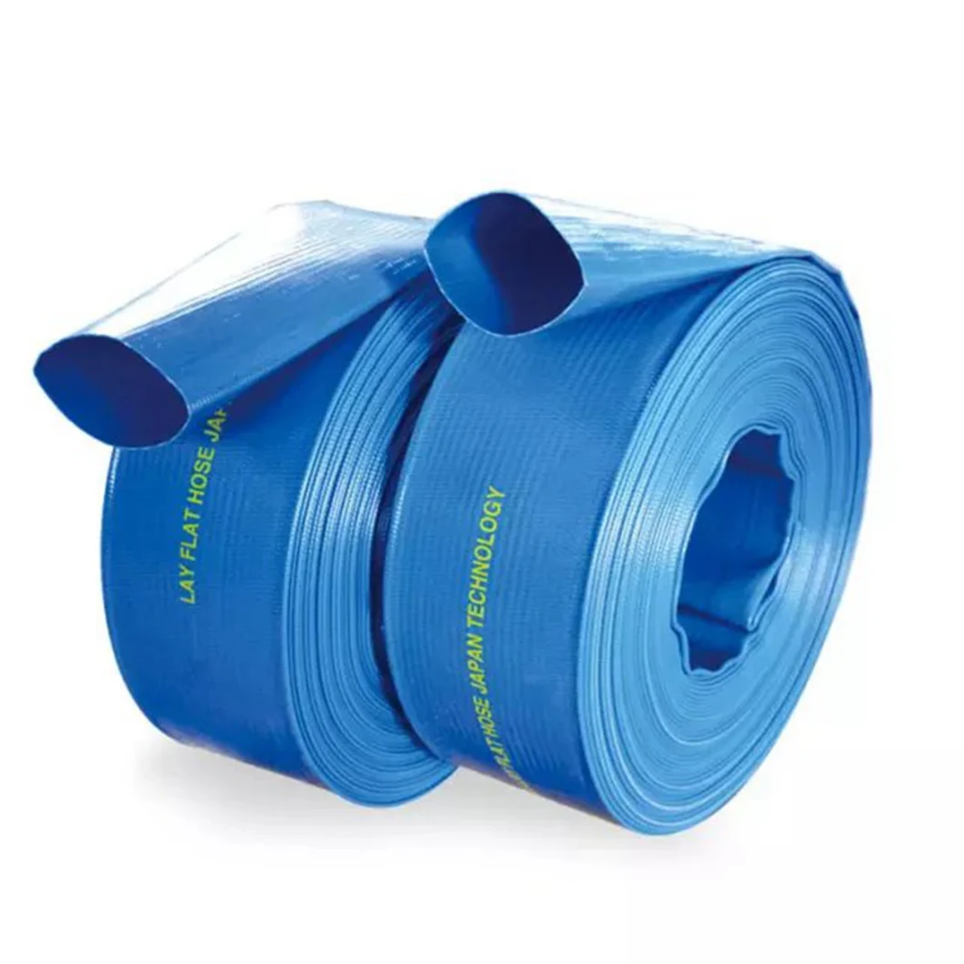 Customized Logo Printed PVC Lay Flat Water Irrigation Hose