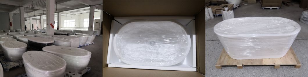 Antique Bathtubs CE Acrylic Solid Surface Freestanding Soaker Bathtub (8816)