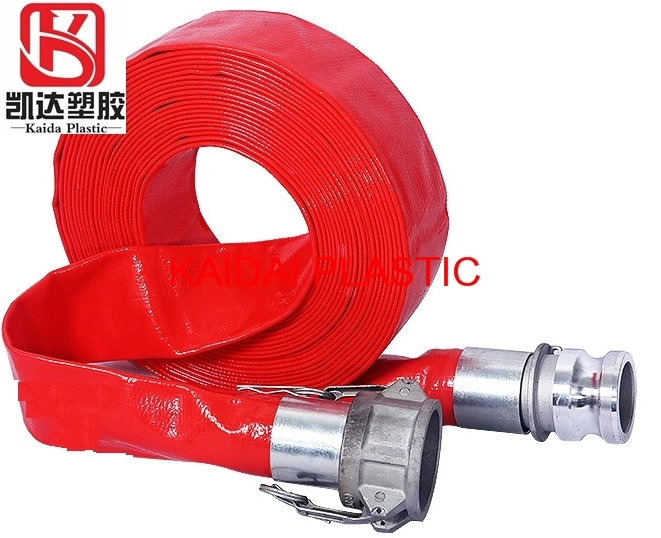 Agricultural Irrigation 2 Inch PVC Layflat Hose Water Pump Hose with Connections