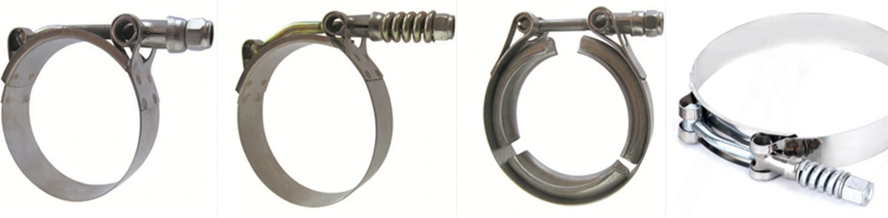 Stainless Steel G (German Type) Non-Perforated Hose Clamp with 9mm