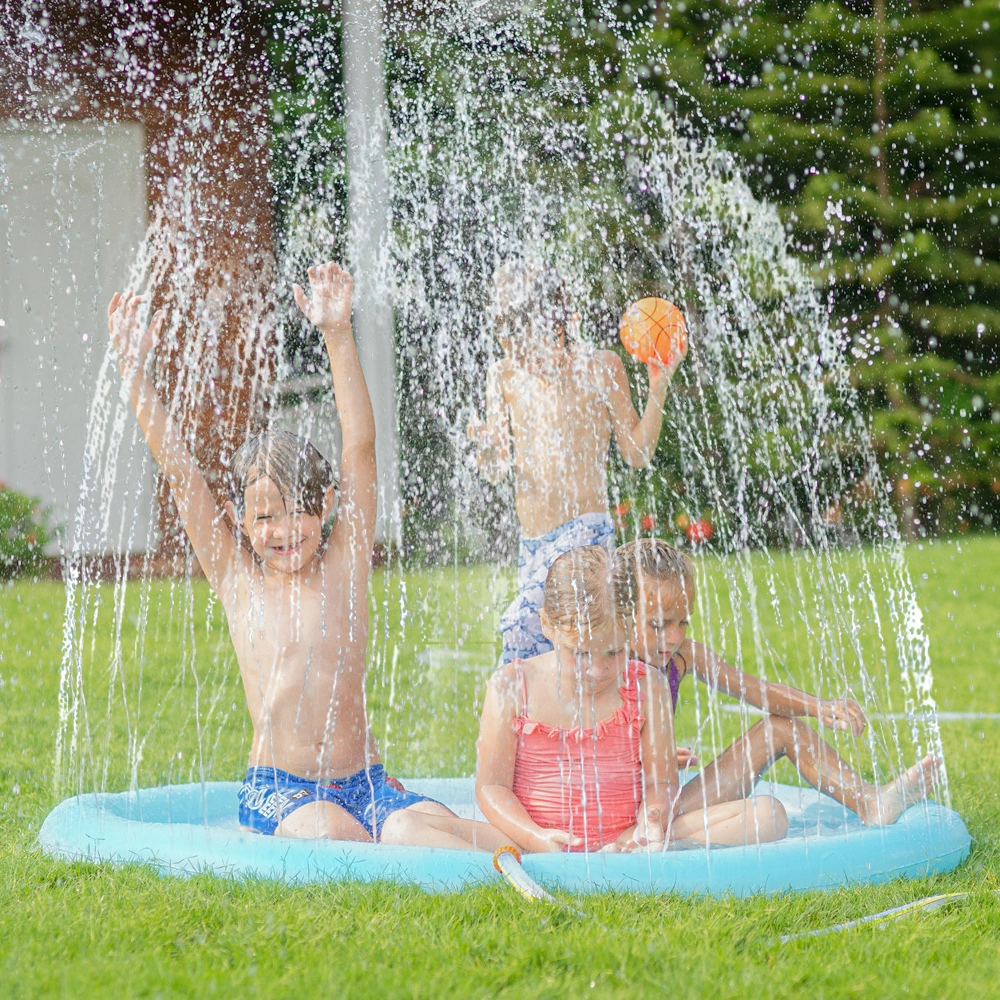 Mat Sprinkler Pad Summer Outdoor Water Mat Kids Toys Inflatable Splash Sprinkler Pad
