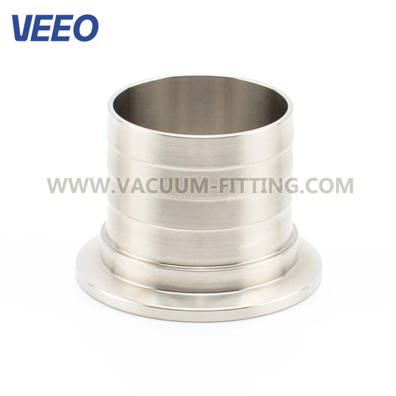 stainless Steel Vacuum Kf Flanges to Hose Nozzles Rubber Hose Adaptor