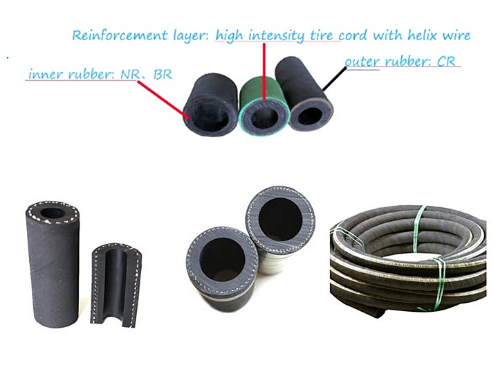 Heavy Duty Flexible Ducting Rubber Abrasion Resistant Sandblast Hose