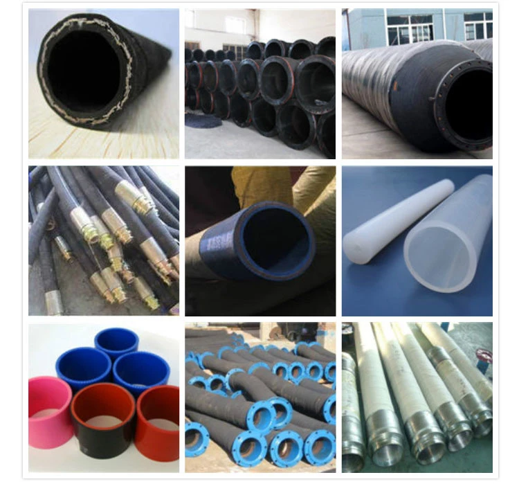 Oil Hose Water Hose SAE R15 6 Layers Steel Wire Spiraled Hydraulic Rubber Hose