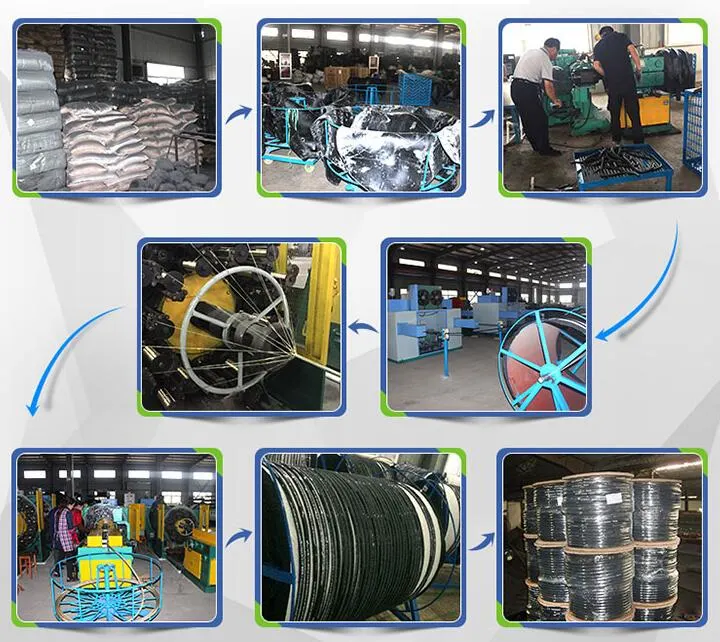 Flexible Rubber Braided Air Compressor Pressure Washer Hose for Industry