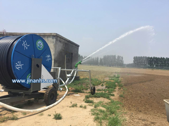 Agricultural Farm Hose Reel Auto Move Sprinkling Irrigation Machine