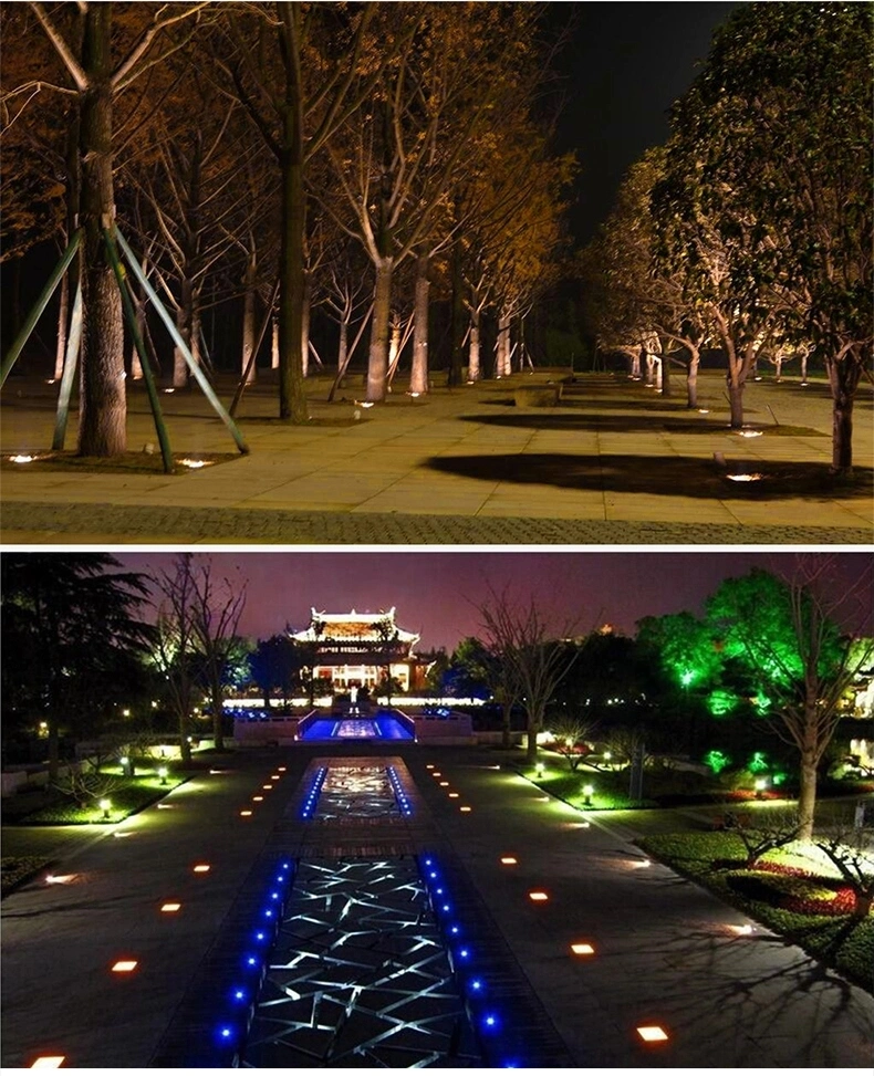 Best LED Underground Garden Yard Path Lawn Lamps Outdoor Light 12W RGB LED Underground Lights