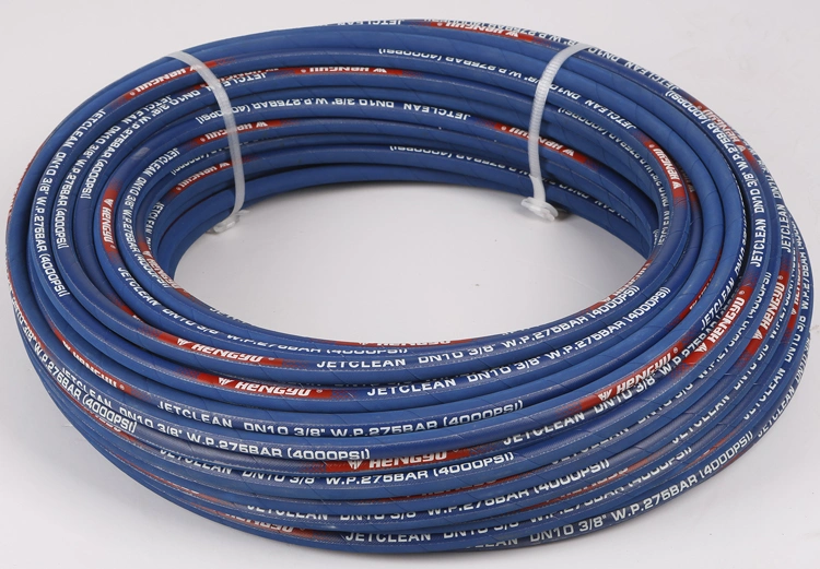 DIN High Temperature Flexible Rubber Hose Hydraulic High Pressure Water Hose for Washing