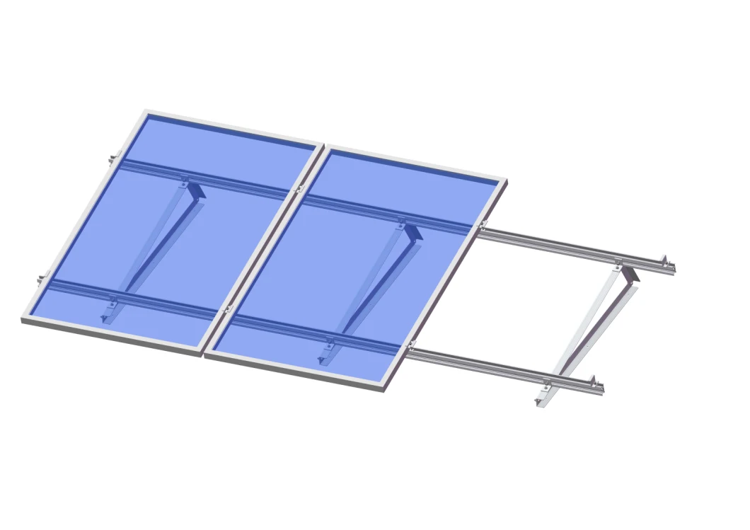 Adjustable Solar Panel Flat Roof Mount PV Mounting Structures