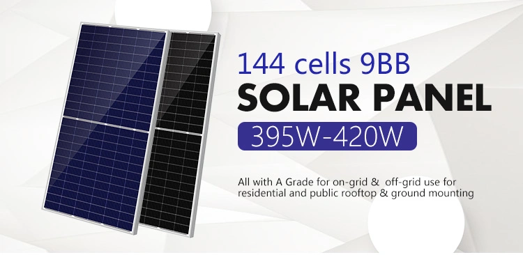 High Quality 450W Solar Panel with 166mm 9bb Solar Cell Panel