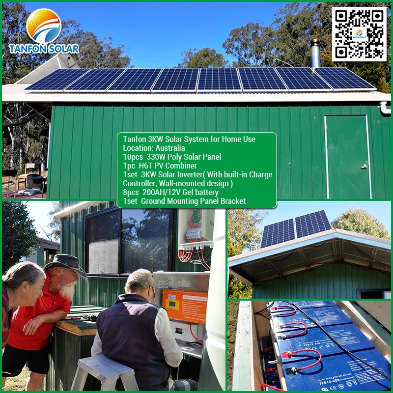 3kw Solar Panel Installation 3kVA Solar Panel Kits Price with Batteries Backup