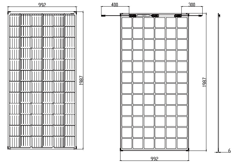 BIPV Transparent Bifacial Solar Panel Top 10 Factory Jasolar Jinko Gcl 370W 380W 390W
