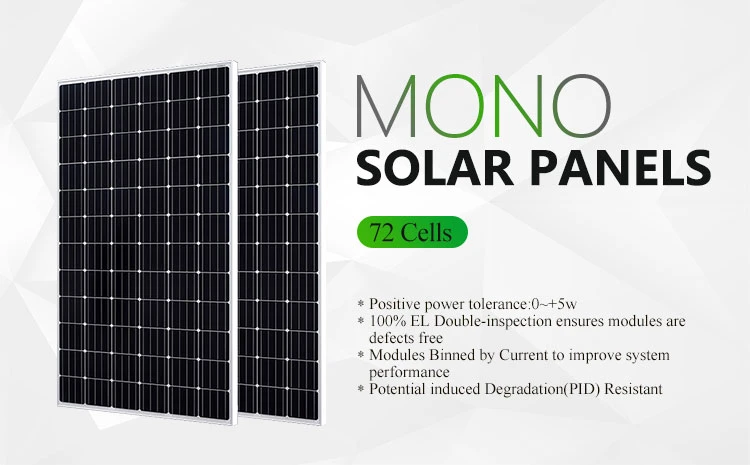Accept Brand Customized Solar Panel Module 380W 360W Solar Panel