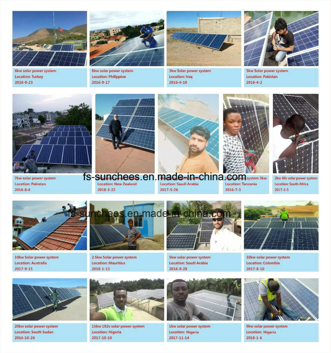 off Grid 10000W Solar Power System for Home / 10kw Solar Panel System for Air Conditioning Use