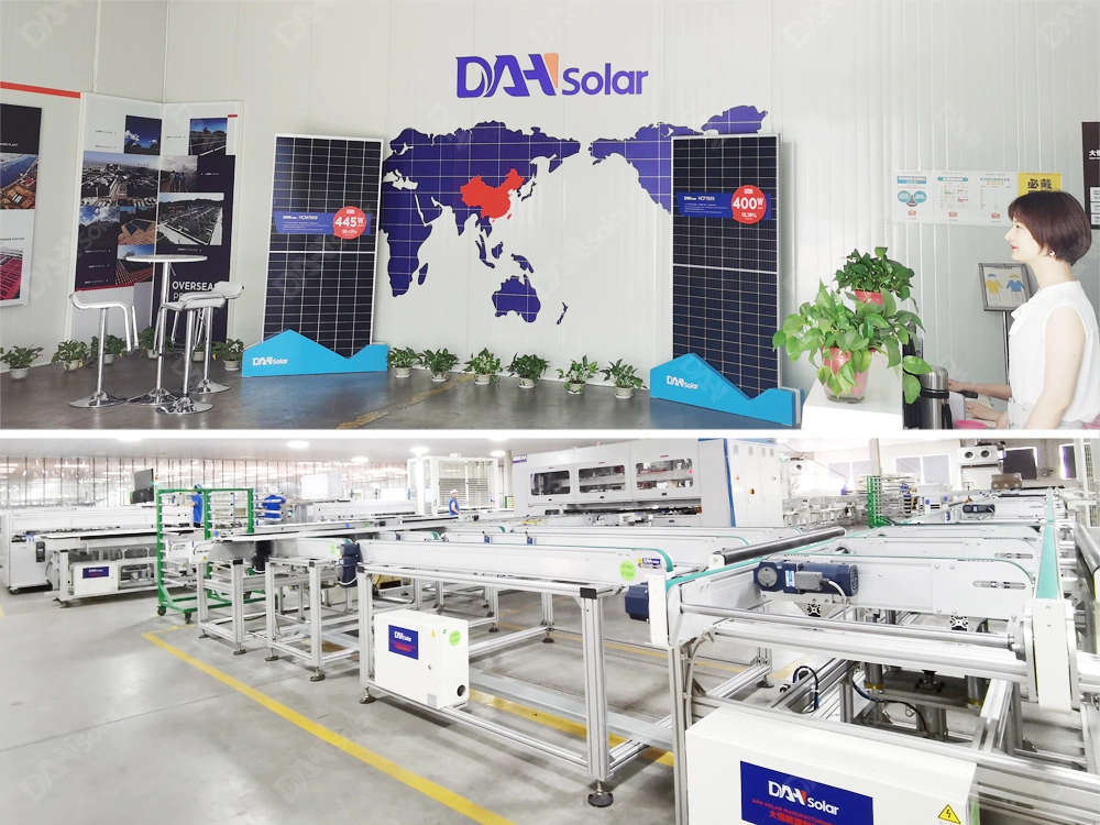 Dah Factory Made 9bb Half Cut 158mm 166mm 182mm 210mm Solar Cell Solar Panels Products