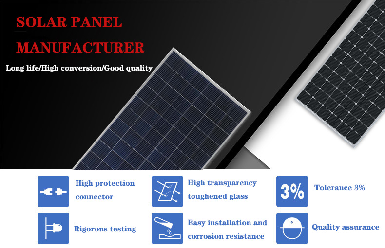 370W Solar Panel Paneles Solares