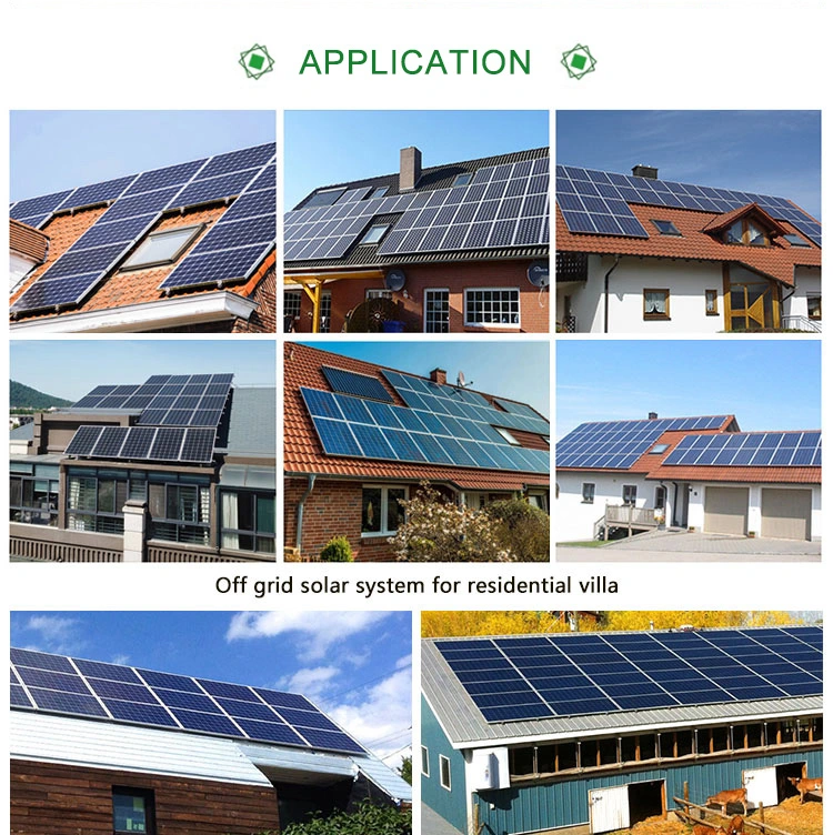 off Grid Solar Panel System 10000W 10kw Solar Power System Solar Rooftop System
