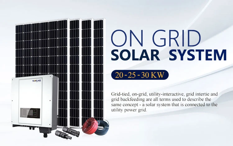 Best Sun 20kw Solar System on Grid Tie 20kw Solar Panels Power