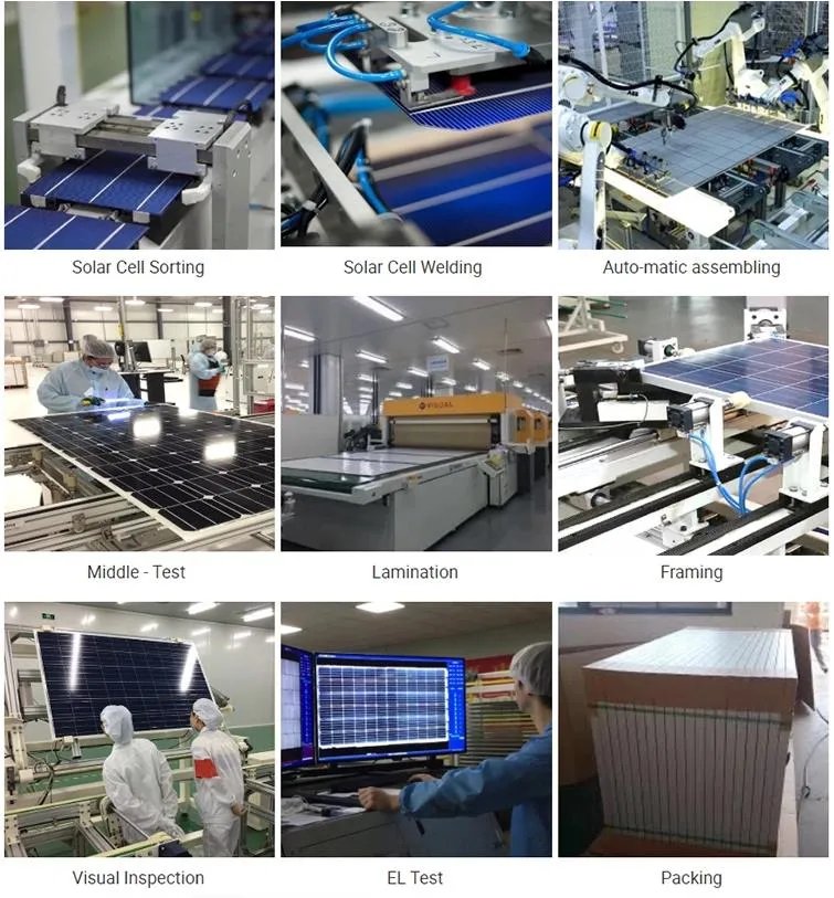Factory Bifacial Mono Solar PV Modules 48V 370W 375W 380W 385 W Solar Panels Cheap Price