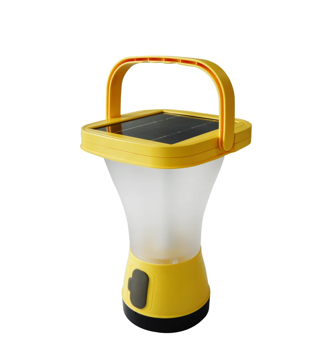 2W/5V Solar Panel 360 Degree Lantern with Phone Charging