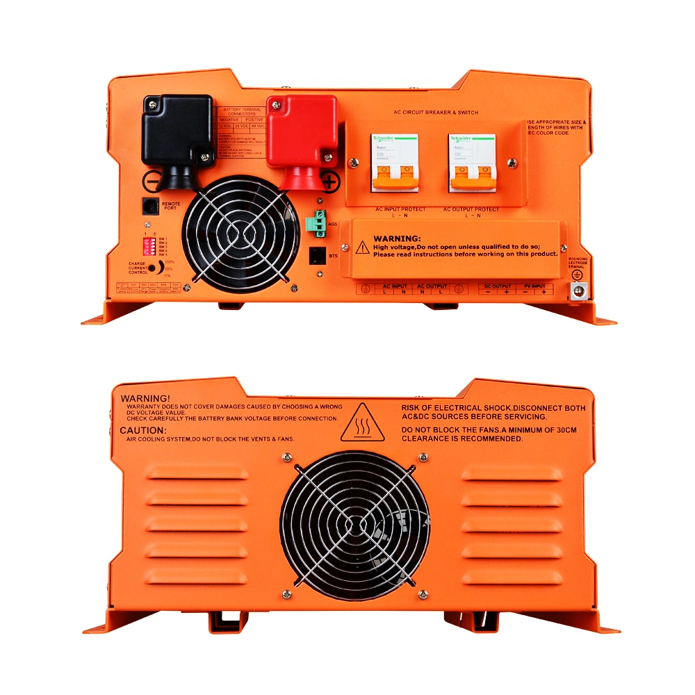 5kw 24V 48V 120V 240V DC AC MPPT Solar Panel Battery Charger Inverter