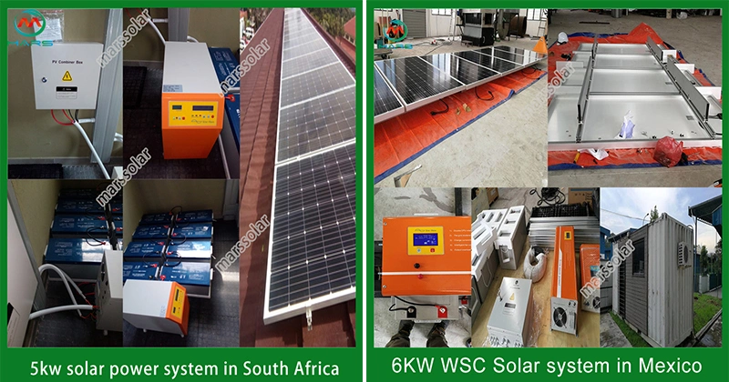 Mars Solar Customized System 30kw on Grid Solar System with Solar Panel Inverter Mounting Structure