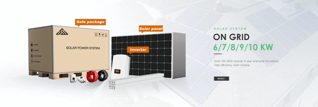 Easy Installation 10 Years Warranty on/off Grid Storage 10kw Solar Panel Power Energy System