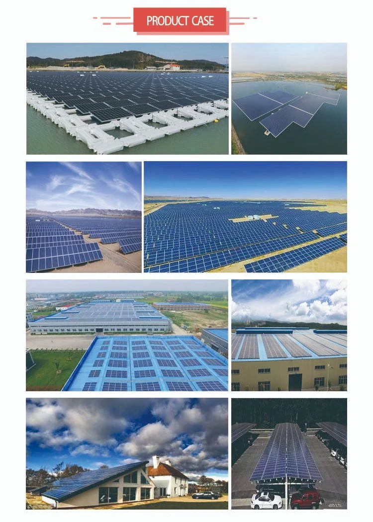 270 Wp to 440wp 500 Wp Mono Monocrystalline Poly Photovoltaic and Half Solar Panel and Solar Power System on Grid with Popular Home Solar Module System