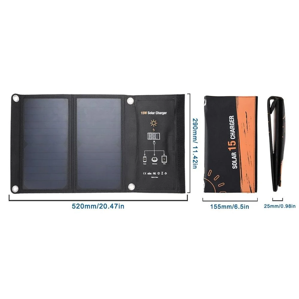 Foldable Solar Panel Portable Mobile Phone Solar Panel Solar Panel Charger for Laptop