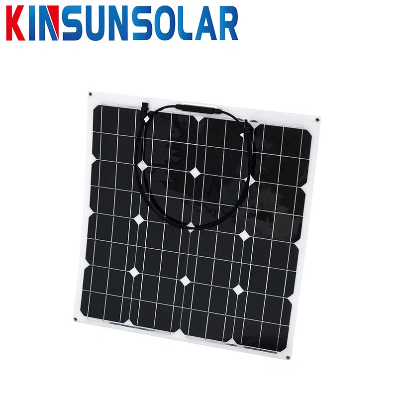 High Efficiency Solar Cells 120W 18V Solar Power Semi Flexible Solar Panel