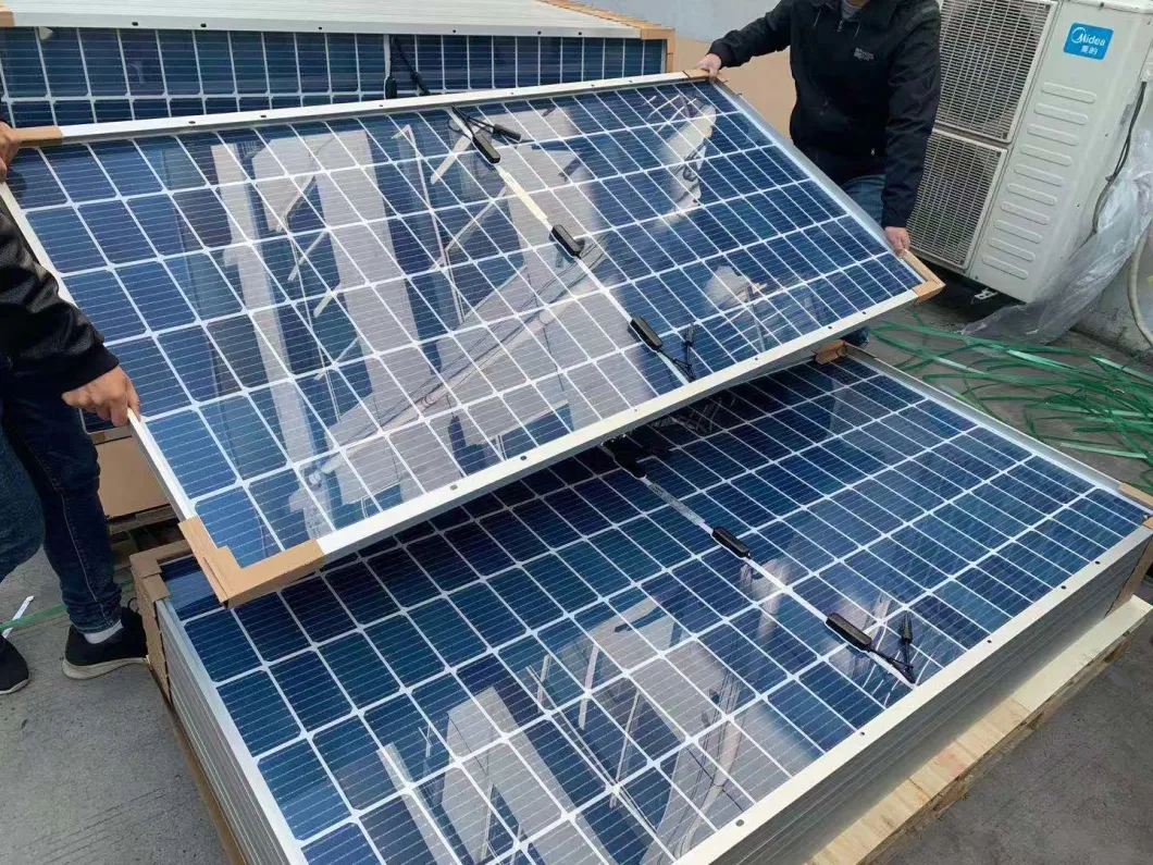 Photovoltaic Single Solar Panel 500W 450W 600W Price Transparent Mono Panel 480W 490W for House Paneles Solares 1000W Precio