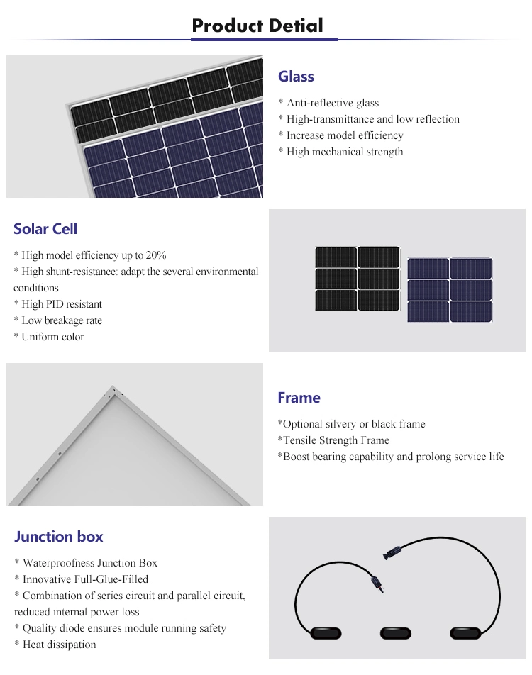 144 Half Cells Solar Panel for Solar Energy System