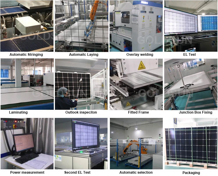 High Efficiency Solar Panel 380W 375W 370W 365W 360W Solar Energy for Solar Panel System Mounting