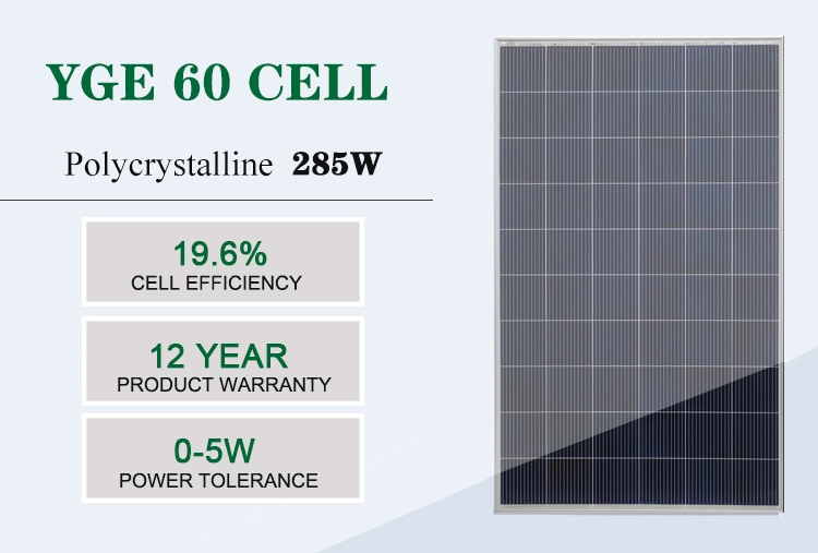 Cheap Solar Panels 60 Solar Cells Poly 270W 275W 280W 285W Solar Panels for Solar Energy System